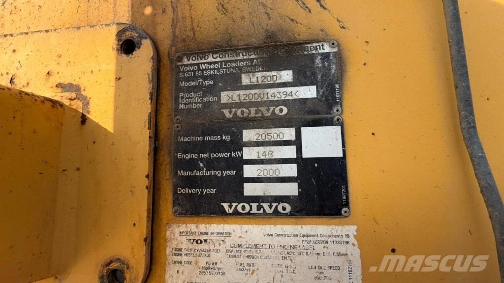 Volvo L 120 D Chargeuse sur pneus