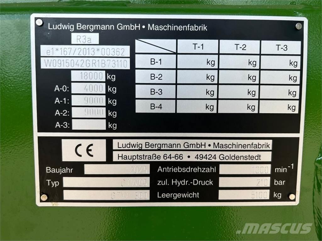 Bergmann GTW 300 Remorque autochargeuse
