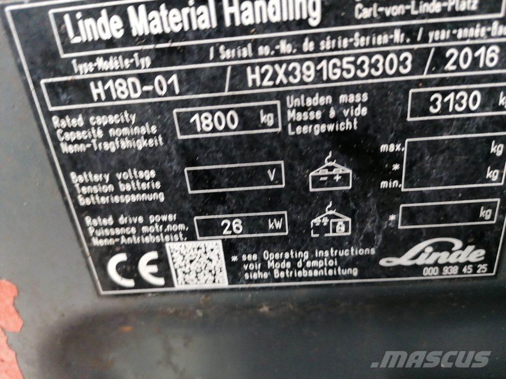 Linde H18D-02 Chariots diesel