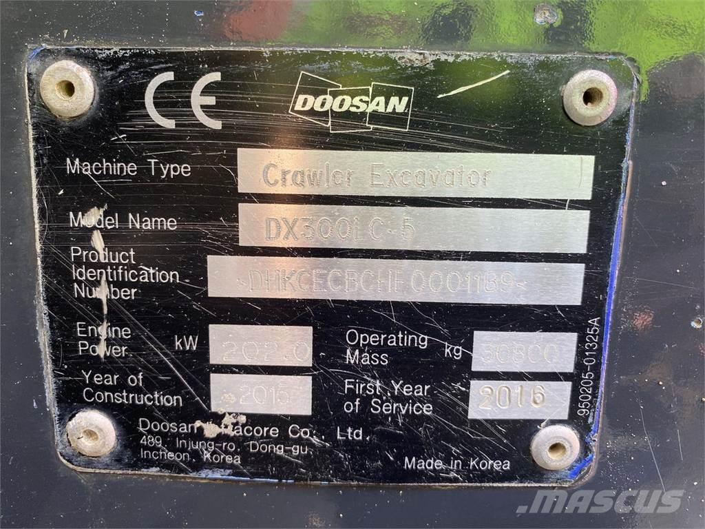 Doosan DX300LC-5 Pelle sur chenilles
