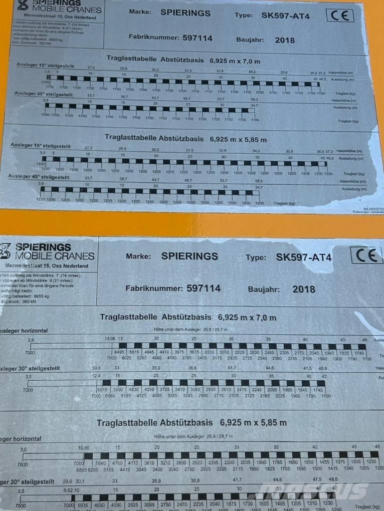 Spierings SK 597 AT4 Grue à tour