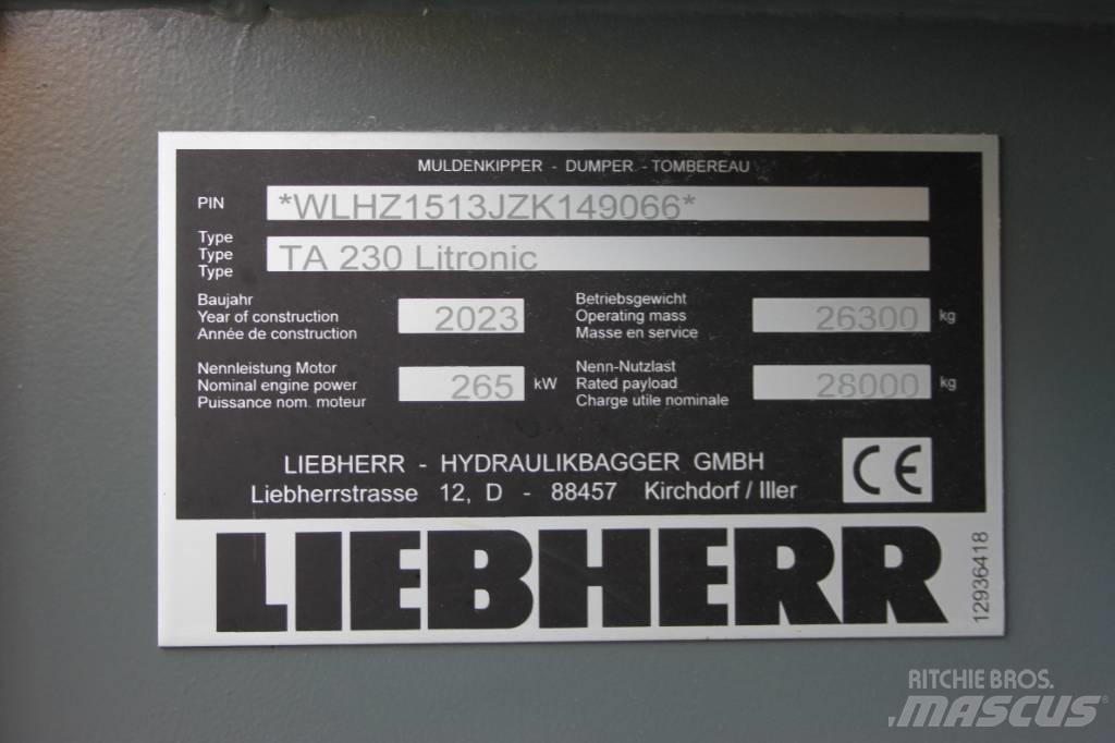 Liebherr TA 230 Tombereau articulé