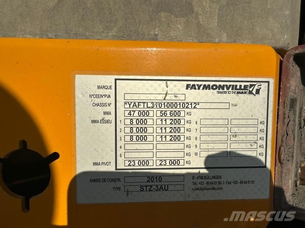 Faymonville STZ-3AU Semi remorque surbaissée