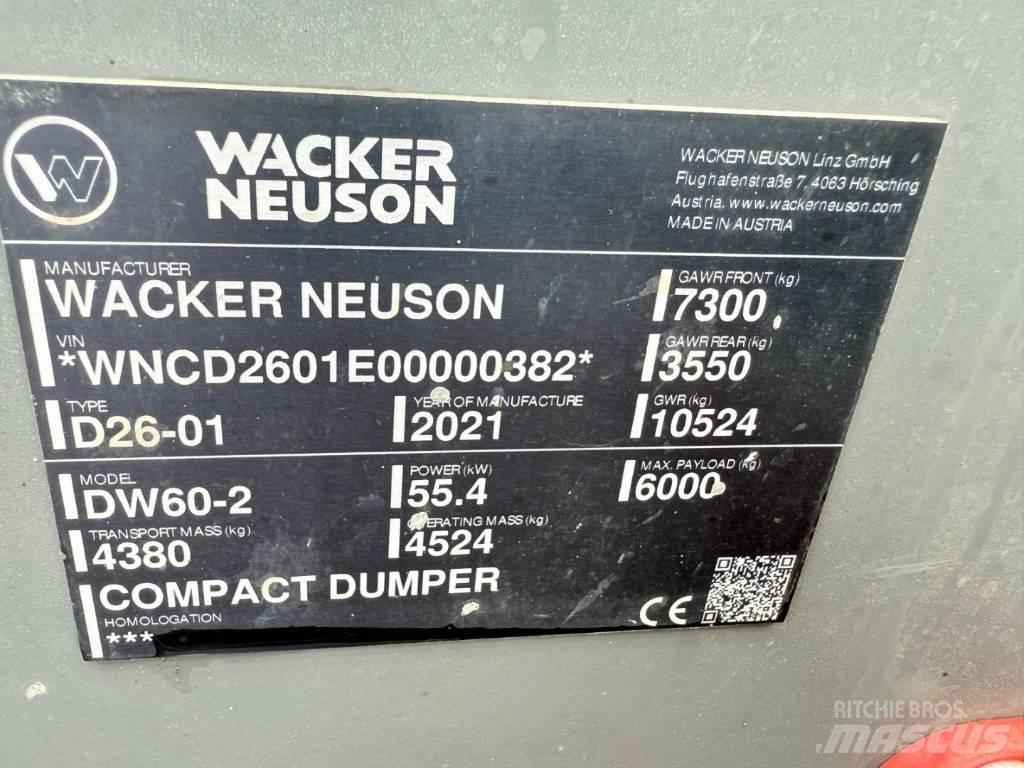 Wacker Neuson DW 60 Mini tombereau
