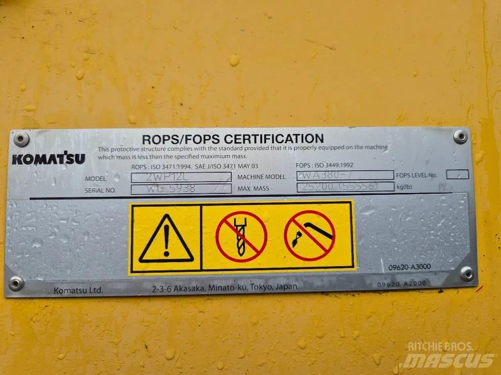Komatsu WA 380 - 7 Chargeuse sur pneus