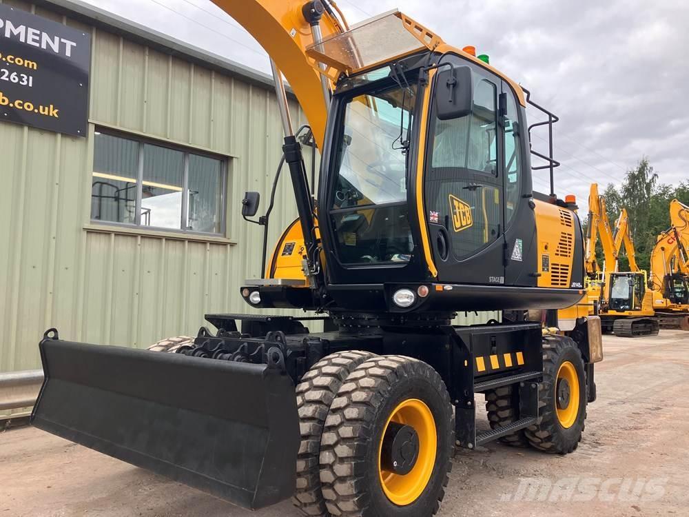 JCB JS145W Pelle sur pneus