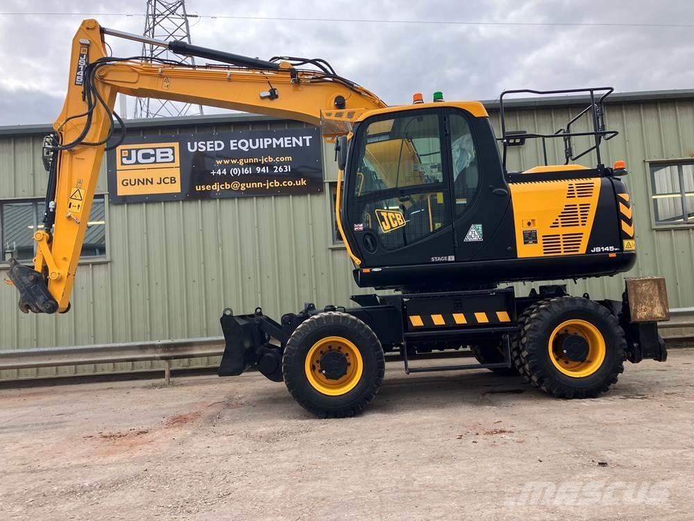 JCB JS145W Pelle sur pneus