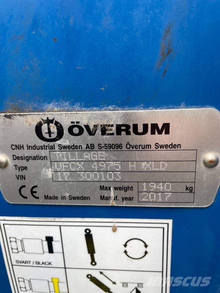 Överum VFCX4975 Charrue réversible