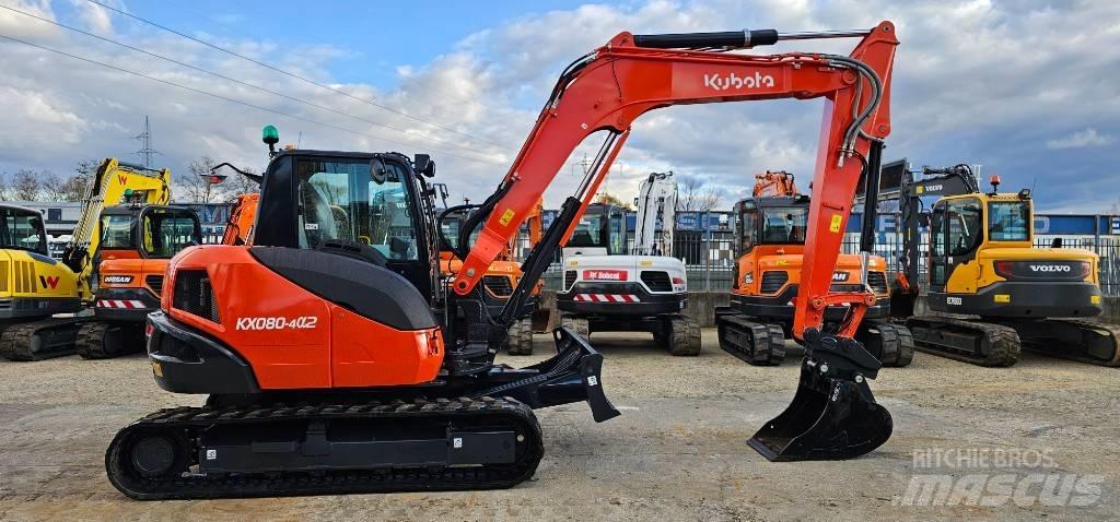 Kubota KX 080-4 Mini pelle 7t-12t