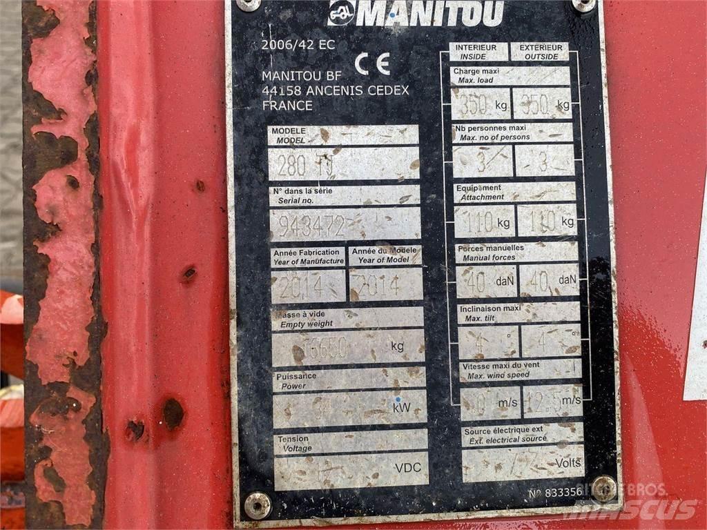 Manitou 280TJ Nacelles articulées