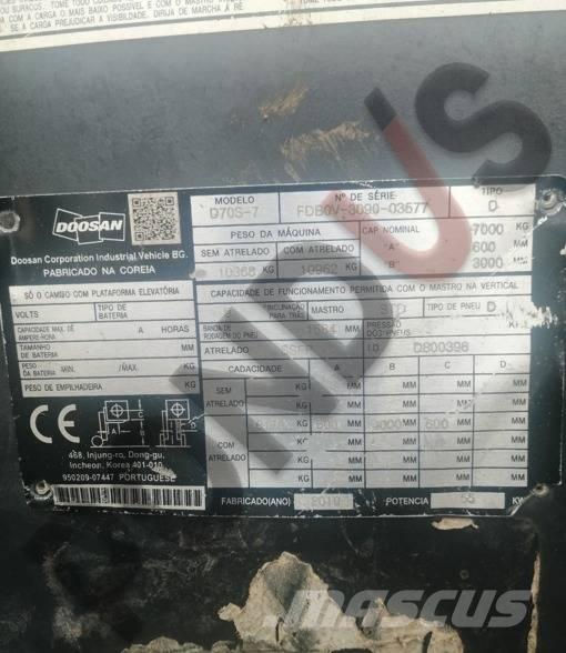 Doosan D 70 S-7 Chariots diesel