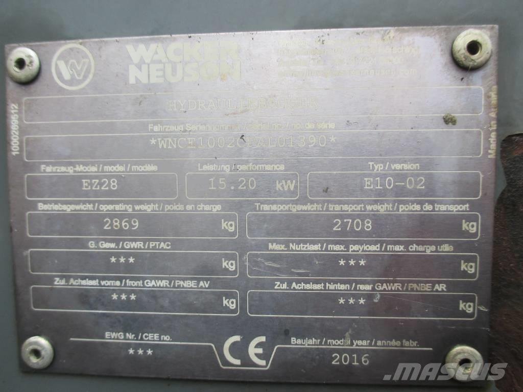 Wacker Neuson EZ 28 Mini pelle < 7t
