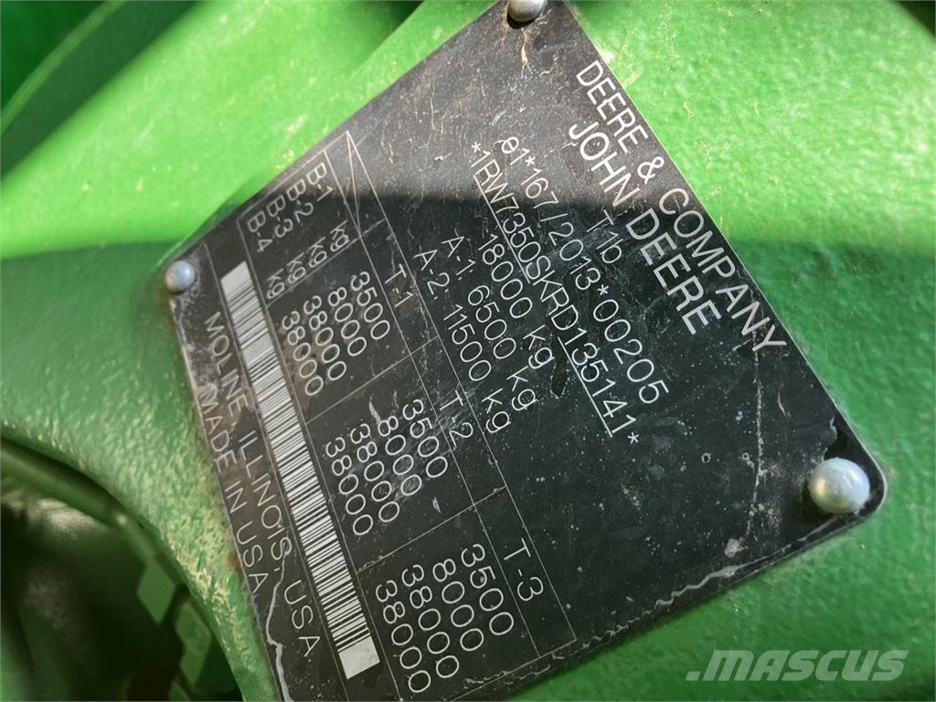 John Deere 7R 350 Tracteur