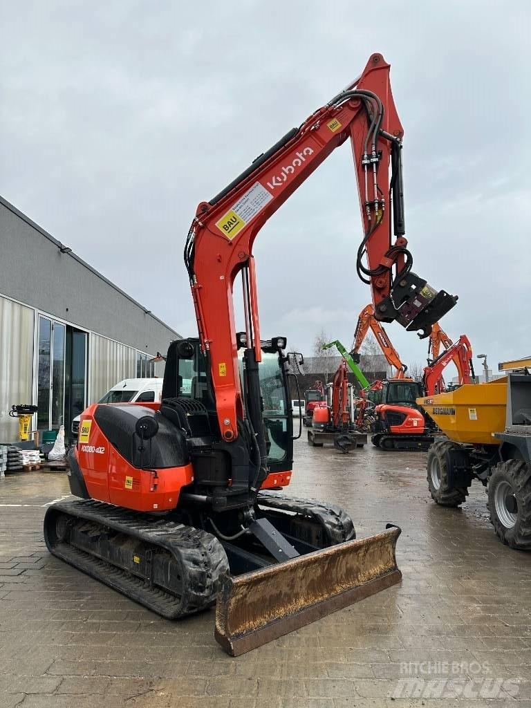 Kubota KX 080-4 Mini pelle 7t-12t