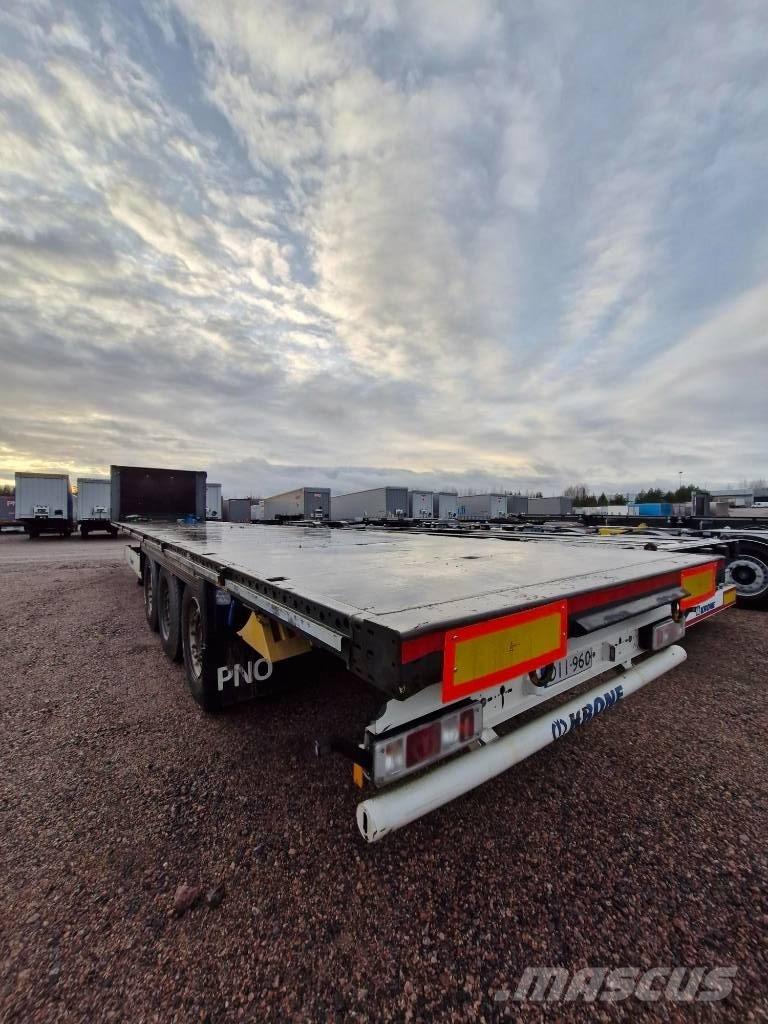 Krone Flatbed Nordic Semi remorque plateau ridelle