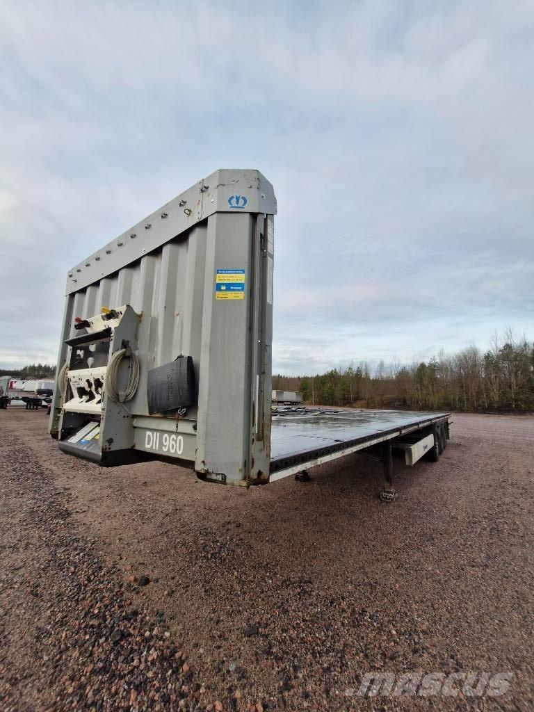 Krone Flatbed Nordic Semi remorque plateau ridelle