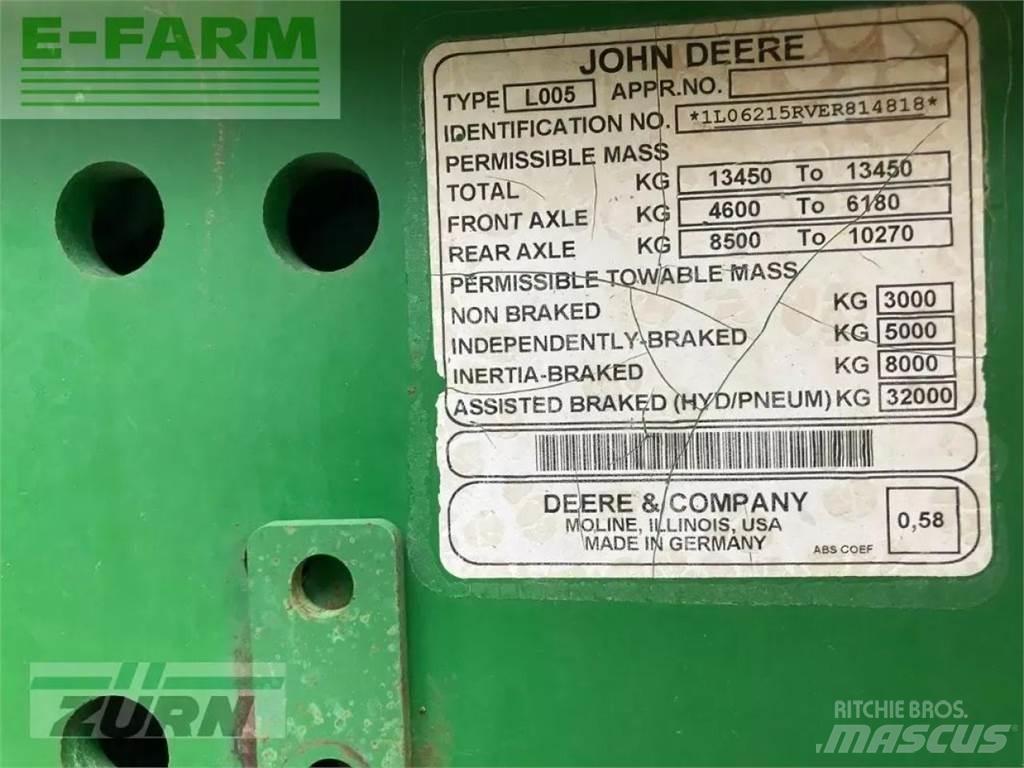 John Deere 6215r Tracteur