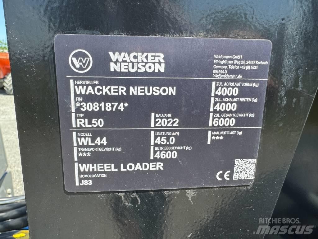 Wacker Neuson WL44 Chargeuse sur pneus