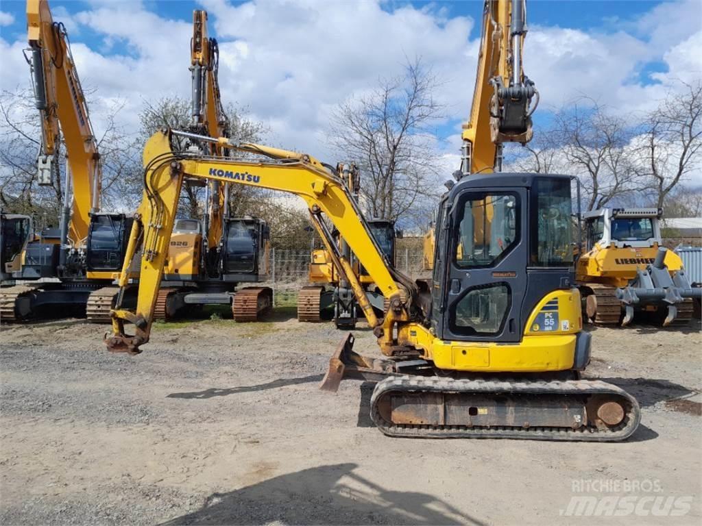 Komatsu PC55MR-3 Mini pelle < 7t