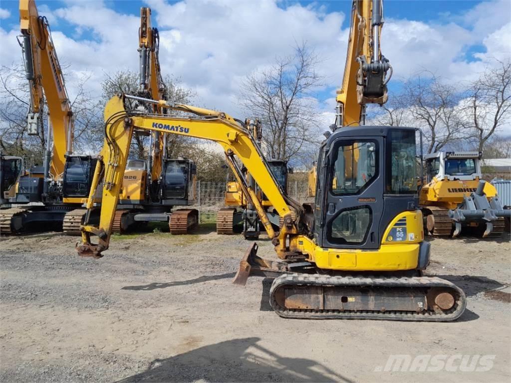 Komatsu PC55MR-3 Mini pelle < 7t