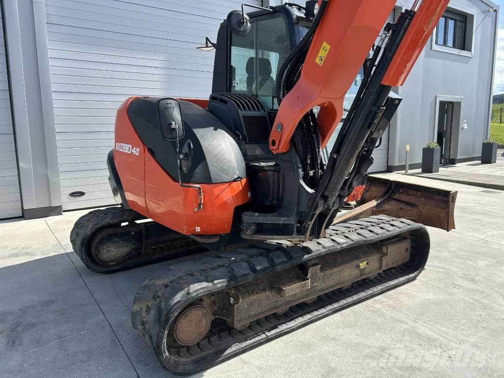 Kubota KX 080-4 Mini pelle 7t-12t