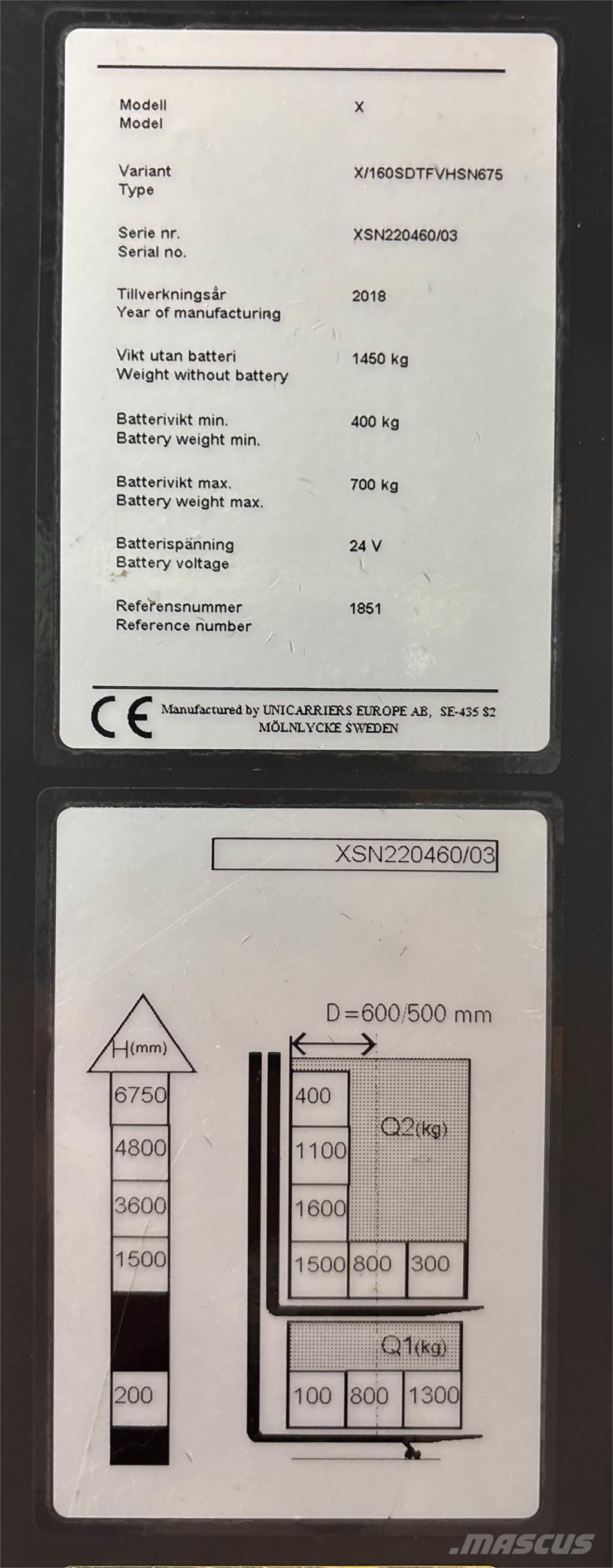 Atlet X160 Gerbeur accompagnant