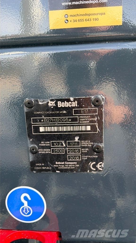 Bobcat E 17 Mini pelle < 7t