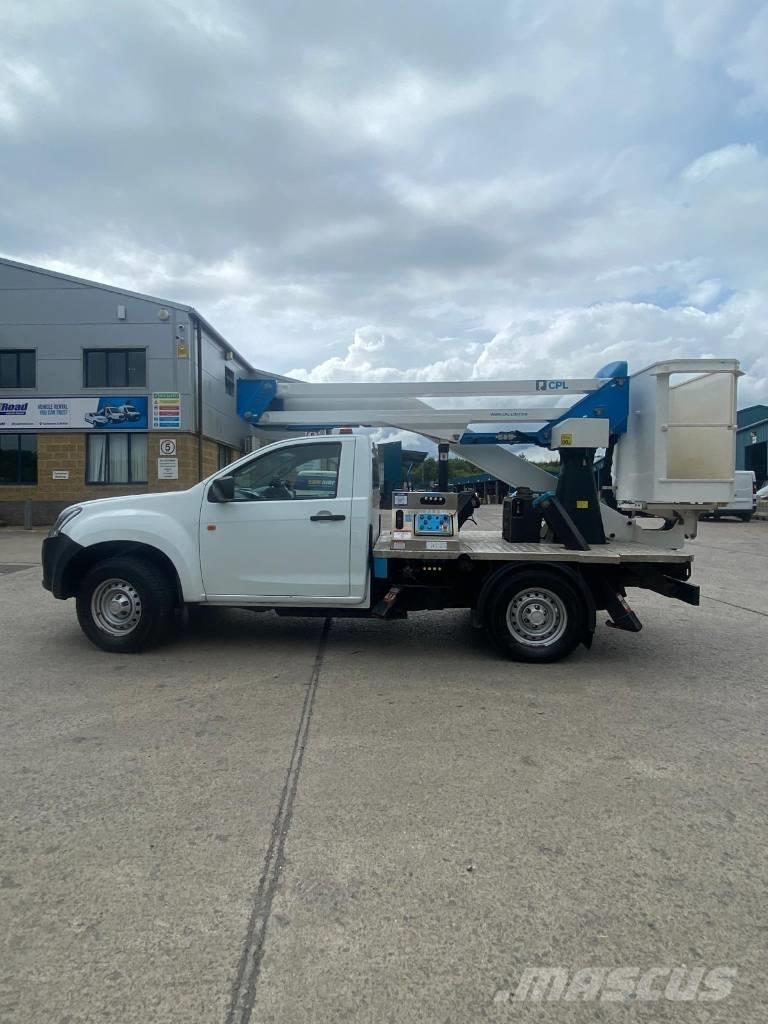 Isuzu D-Max Camion plateau ridelle avec grue