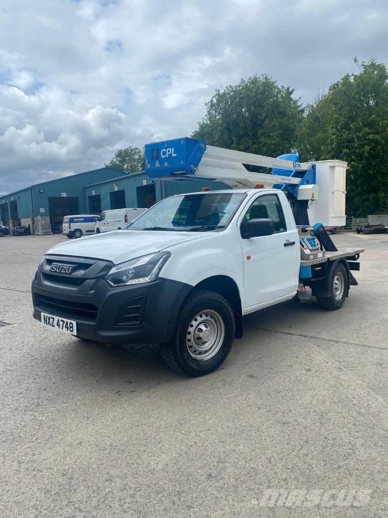 Isuzu D-Max Camion plateau ridelle avec grue