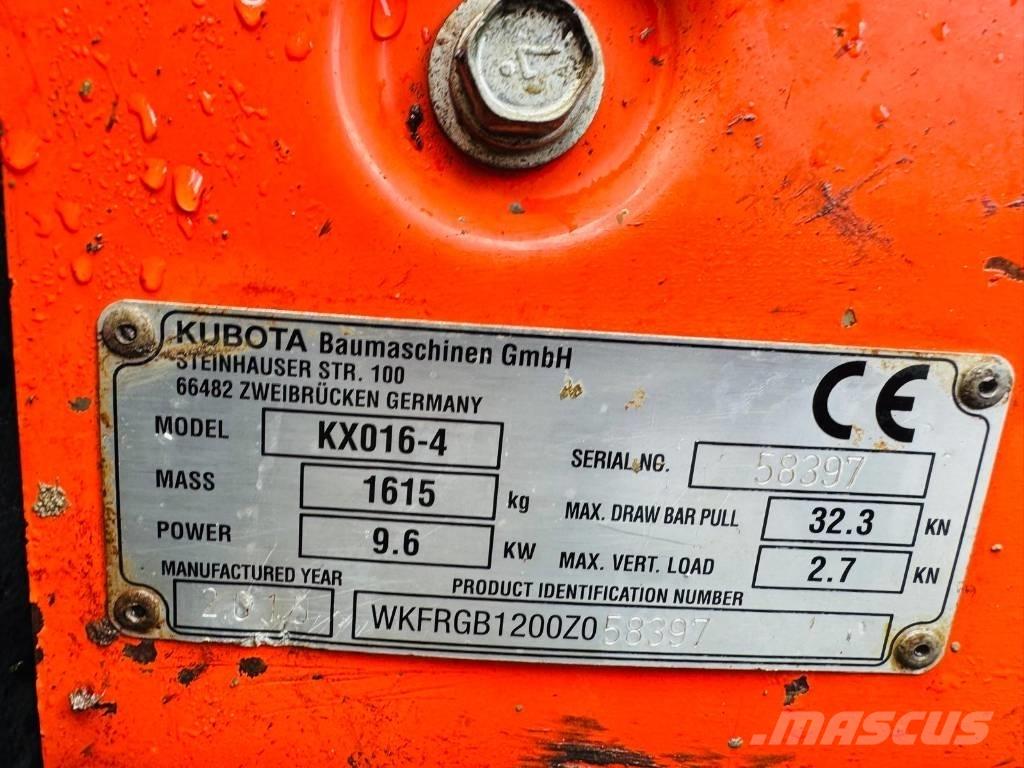 Kubota KX 016-4 Mini pelle < 7t