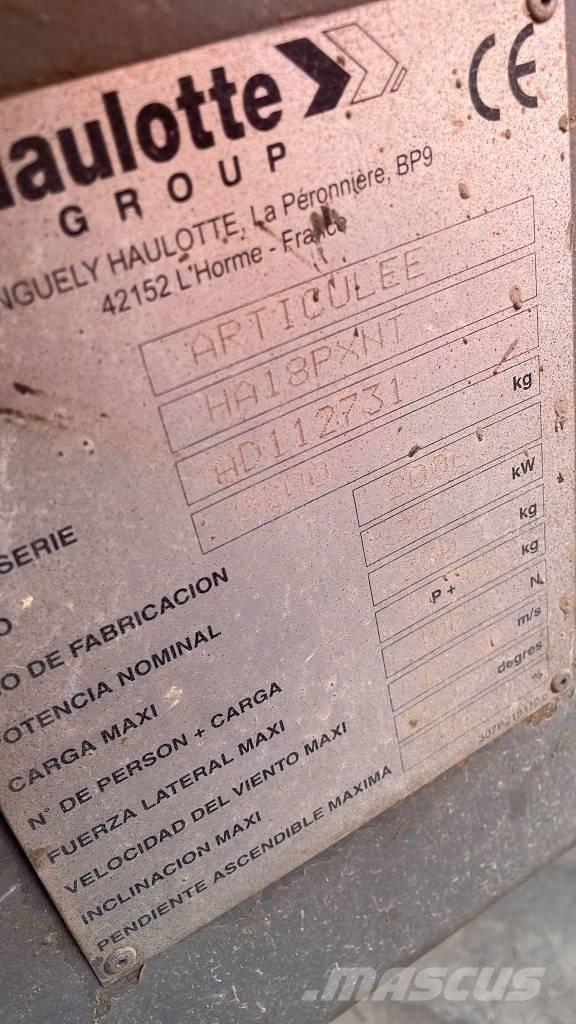 Haulotte HA 18 PX Nacelles articulées