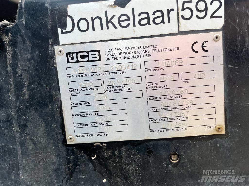 JCB 403 Mini chargeuse
