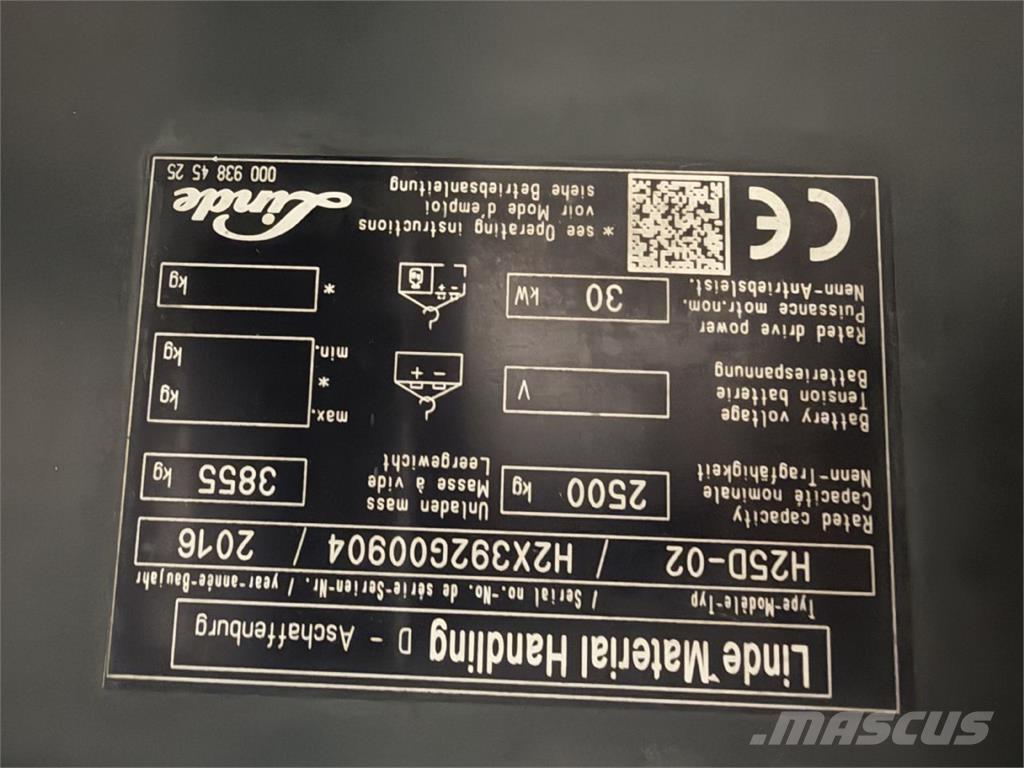 Linde H25D-02 Chariots diesel