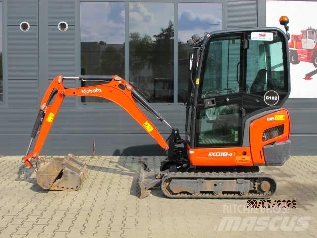 Kubota KX 018-4 Mini pelle < 7t