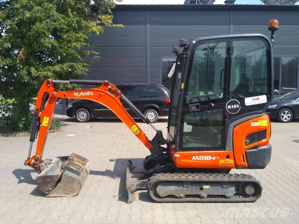 Kubota KX 018-4 Mini pelle < 7t