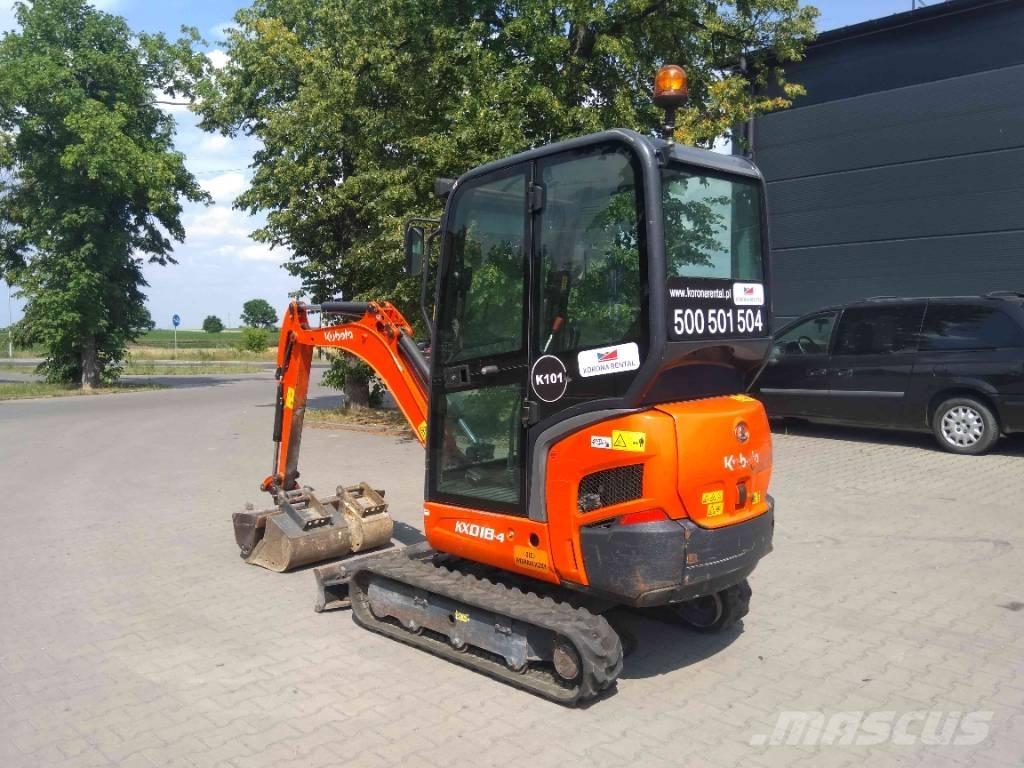 Kubota KX 018-4 Mini pelle < 7t