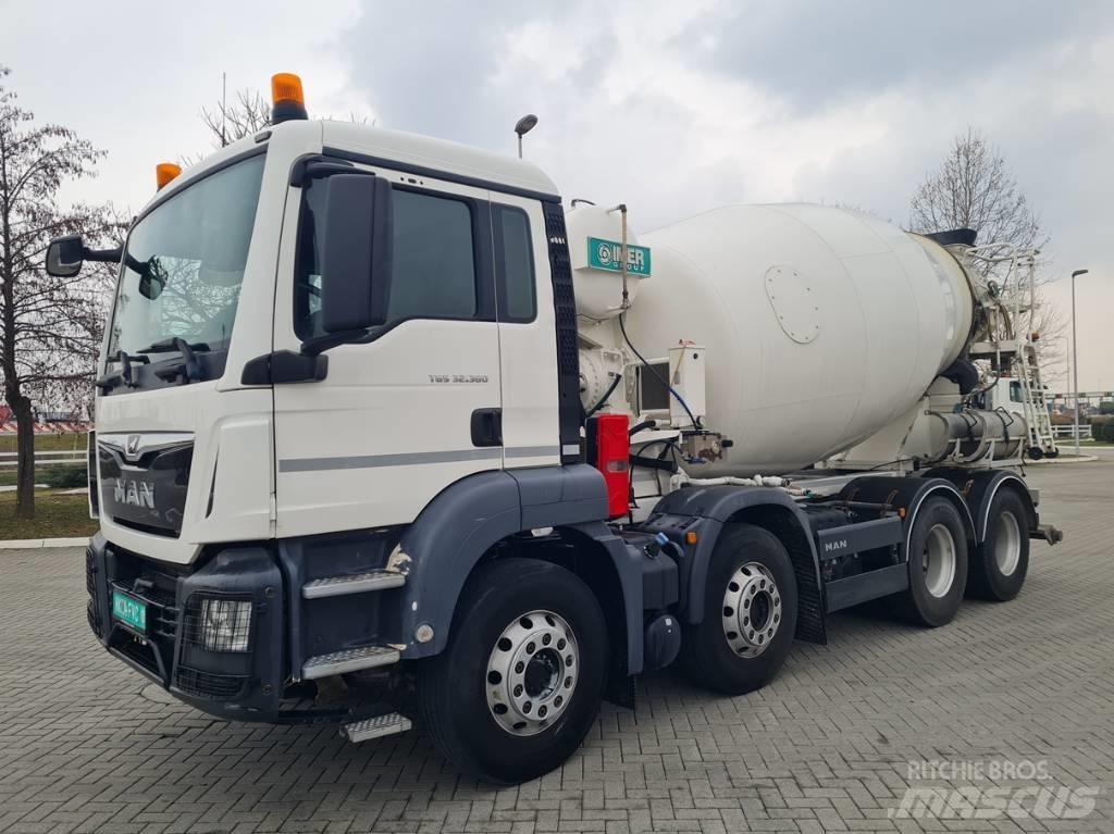 MAN 32.360 / IMER 9 m3 Camion malaxeur