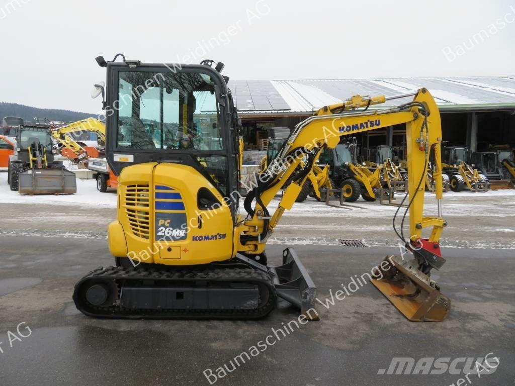 Komatsu PC 26 MR-5 Mini pelle < 7t