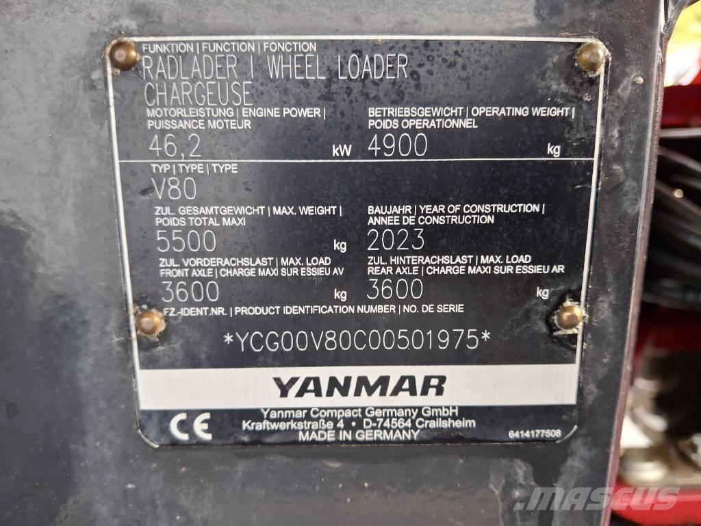 Yanmar V 80 Chargeuse sur pneus