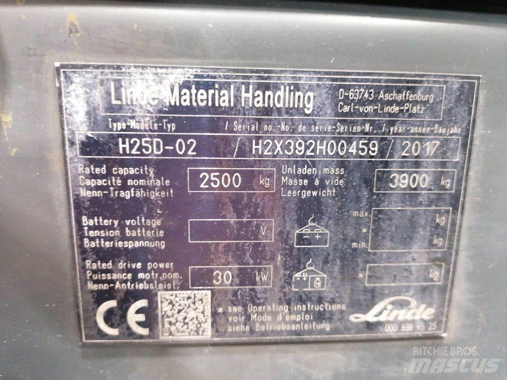 Linde H25D-02 Chariots diesel