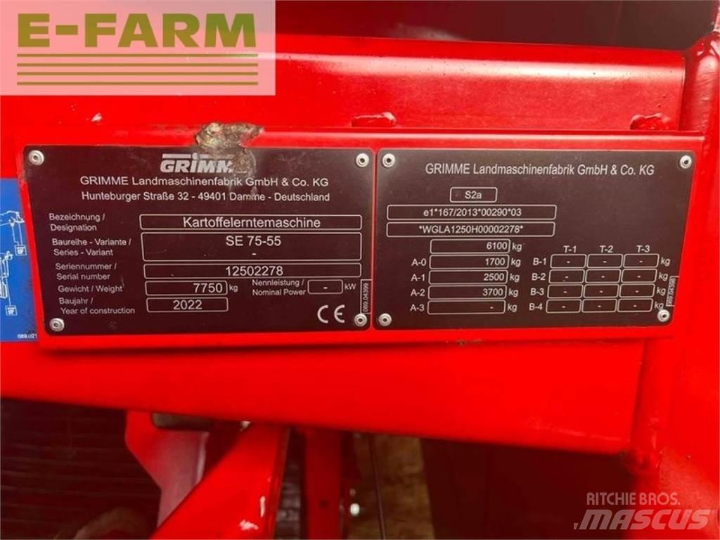 Grimme se 75-55 sb Moissoneuse de Pomme de Terre