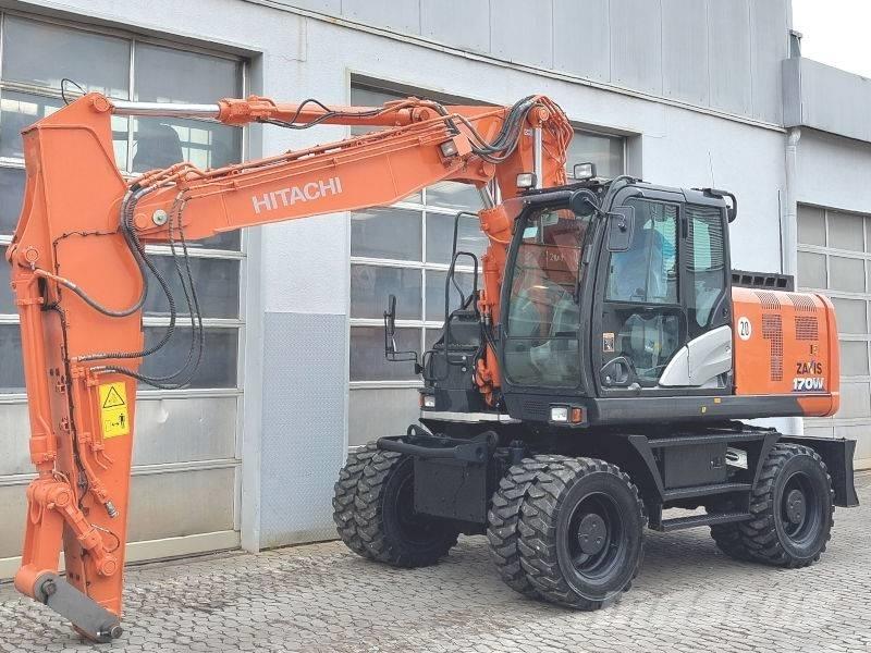 Hitachi ZX 170 W-6 Pelle sur pneus