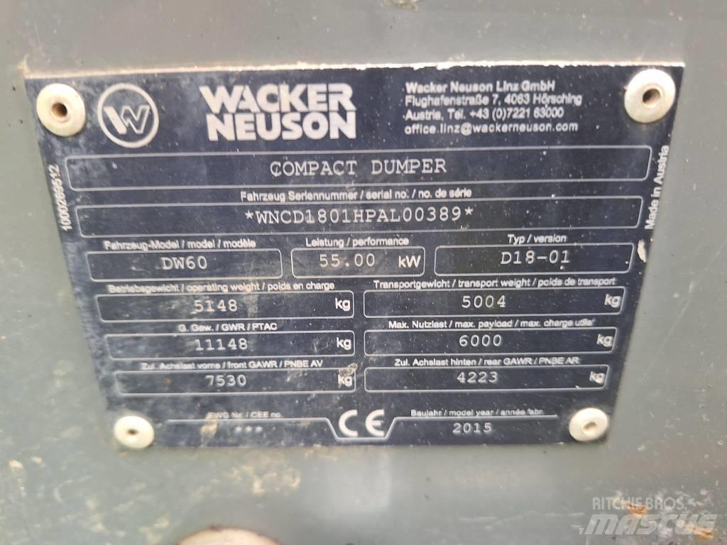 Wacker Neuson DW 60 Mini tombereau