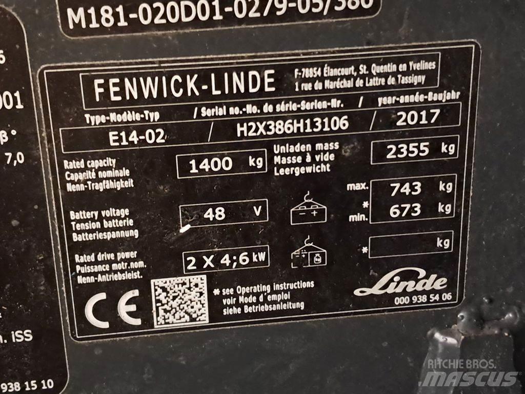 Linde E14-02 ion Chariots élévateurs électriques
