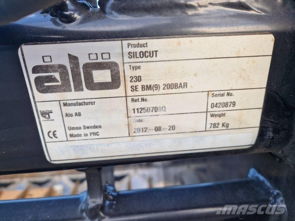 Ålö Silocut 230 . S-BM Accessoires chargeur frontal
