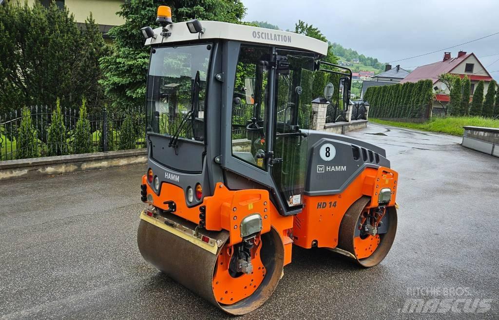 Hamm hd 14 vo Rouleaux tandem