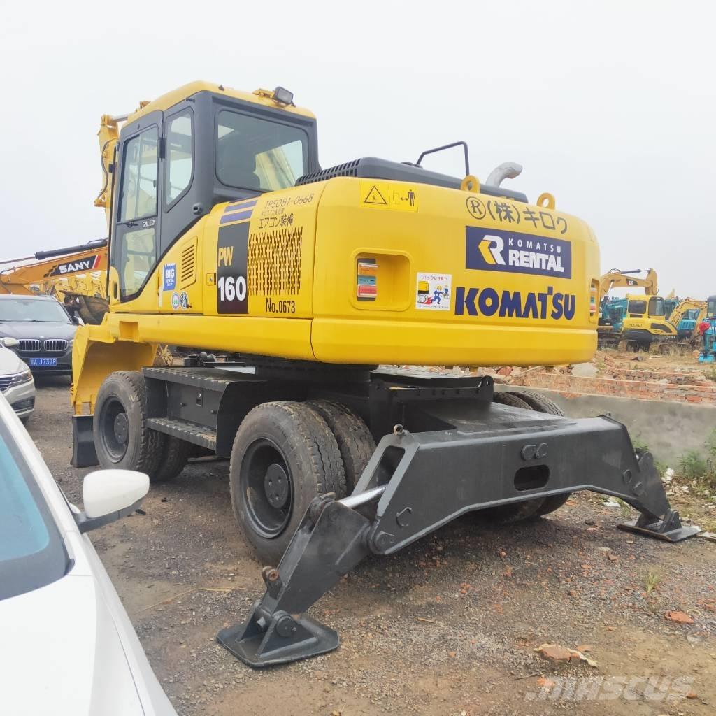 Komatsu PW160W-7 Pelle sur pneus
