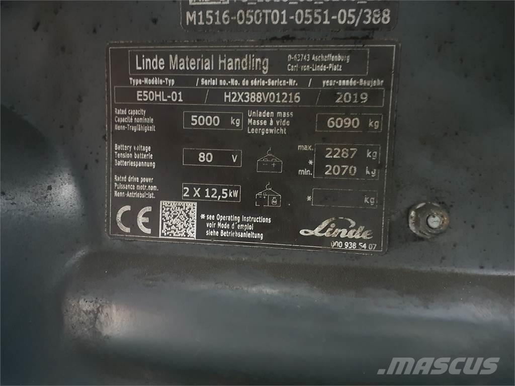 Linde E50HL Chariots élévateurs électriques