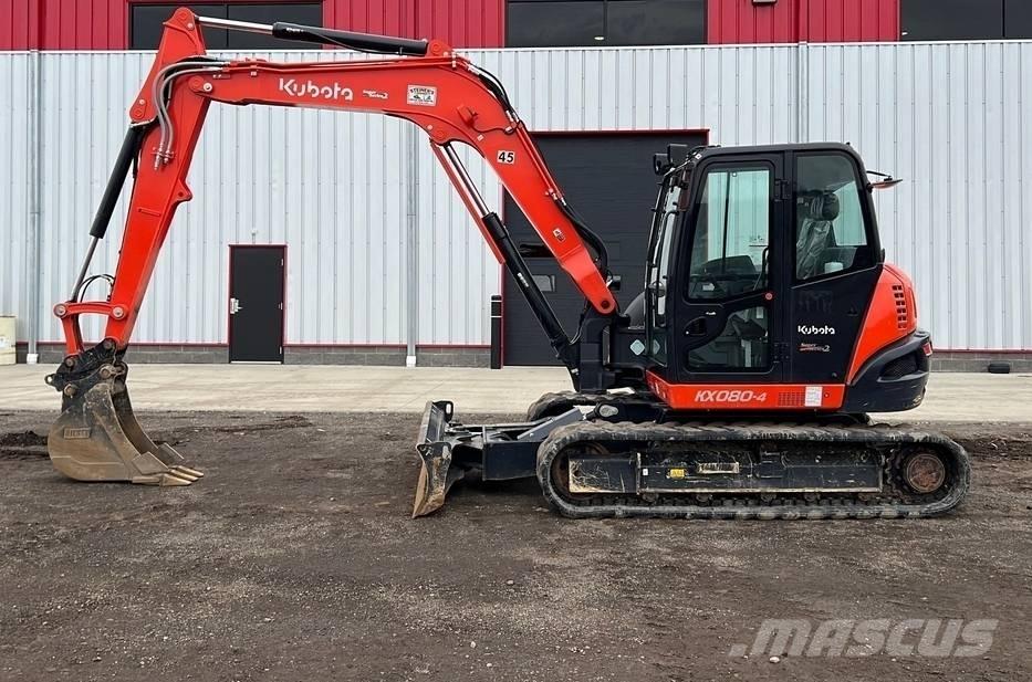 Kubota KX 080-4 Mini pelle 7t-12t