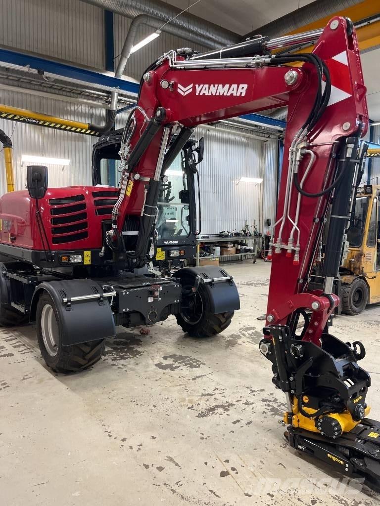 Yanmar B 95 W Pelle sur pneus